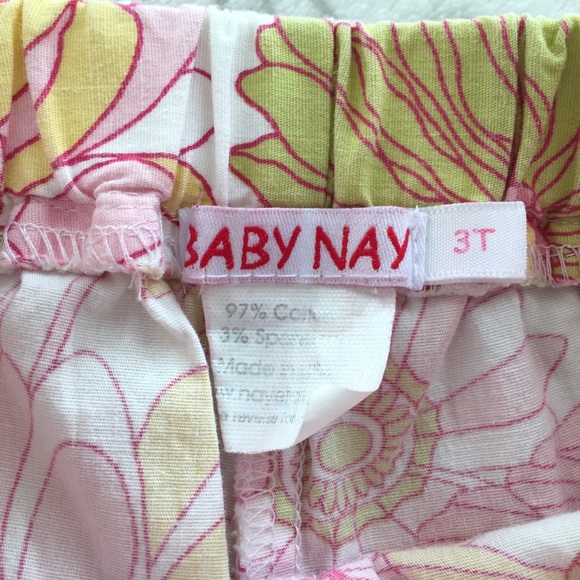 Toddler Girls Floral Pants Size 3T - Picture 4 of 4